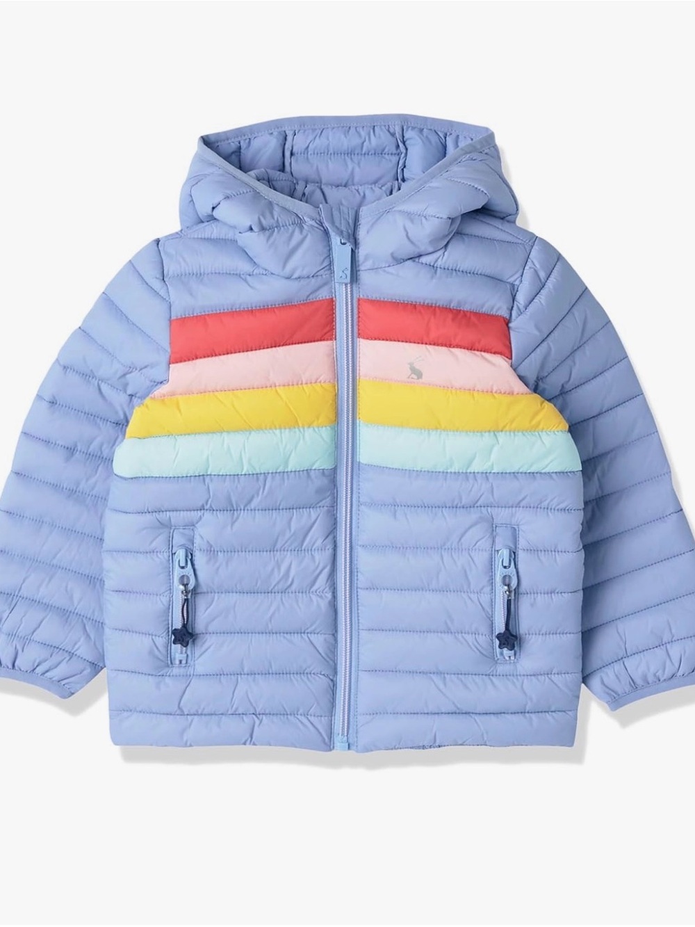 Joules Girls Kinnaird Showerproof Recycled Packable Padded Jacket 3T